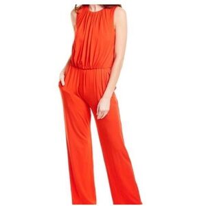 NWT Trina Turk Red Jumpsuit Size XL